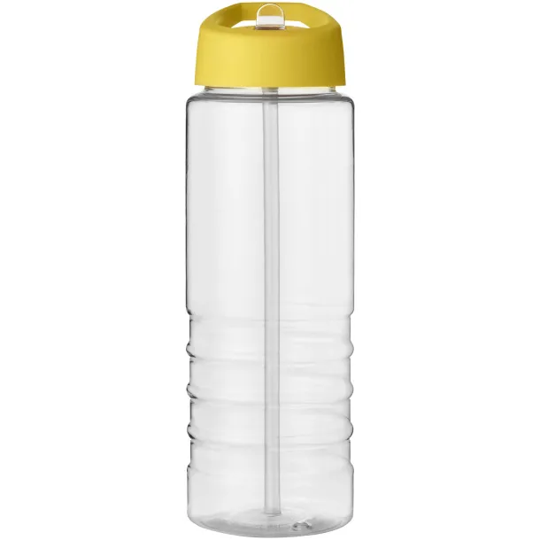 H2O Treble 750 ml spout lid sport bottle White Yellow