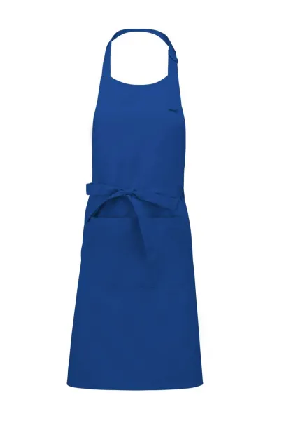  COTTON APRON WITH POCKET - Kariban Royal blue