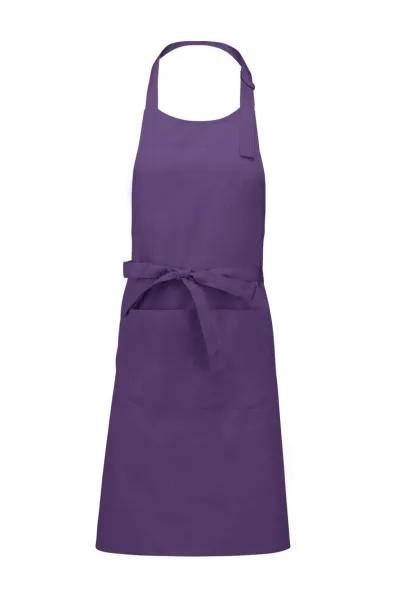  COTTON APRON WITH POCKET - Kariban Ljubičasta