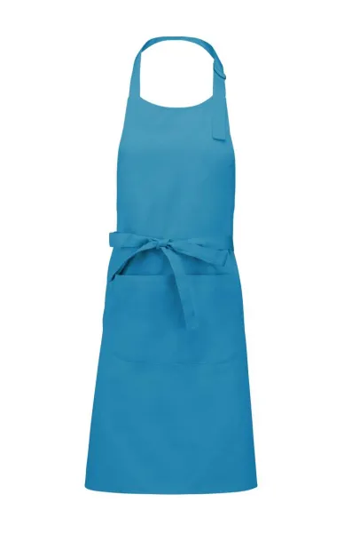  COTTON APRON WITH POCKET - Kariban Tropical Blue