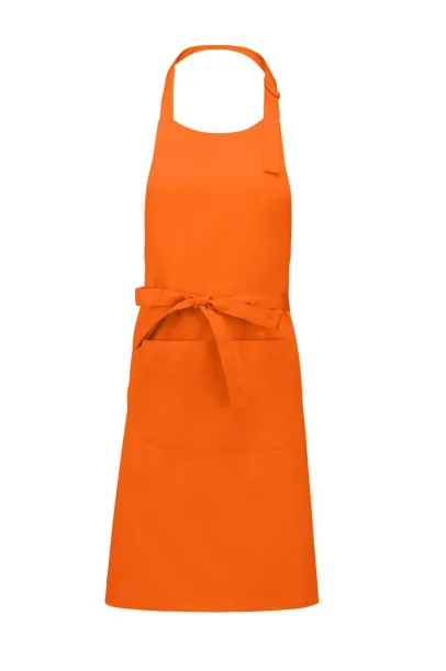  COTTON APRON WITH POCKET - Kariban Orange