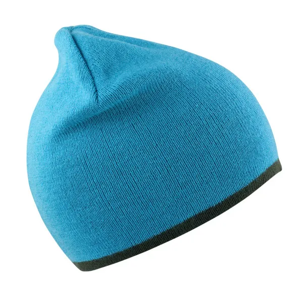  Reversible Fashion Fit Hat - Result Winter Essentials Aqua Siva