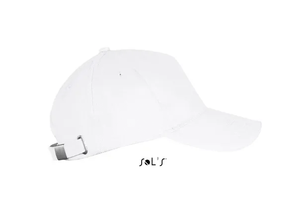 SOL'S LONG BEACH 5 PANEL CAP - SOL'S White