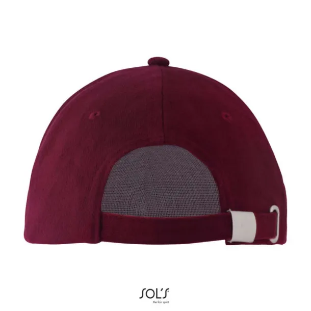 SOL'S LONG BEACH 5 PANEL CAP - SOL'S Burgundy