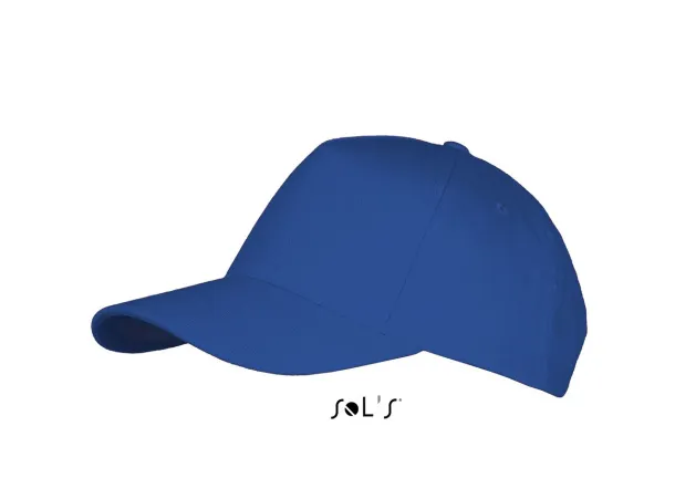 SOL'S LONG BEACH 5 PANEL CAP - SOL'S Royal blue