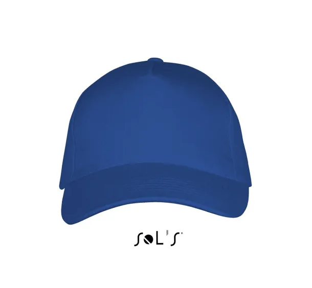 SOL'S LONG BEACH 5 PANEL CAP - SOL'S Royal blue