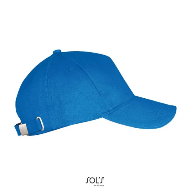 SOL'S LONG BEACH 5 PANEL CAP - SOL'S Royal blue