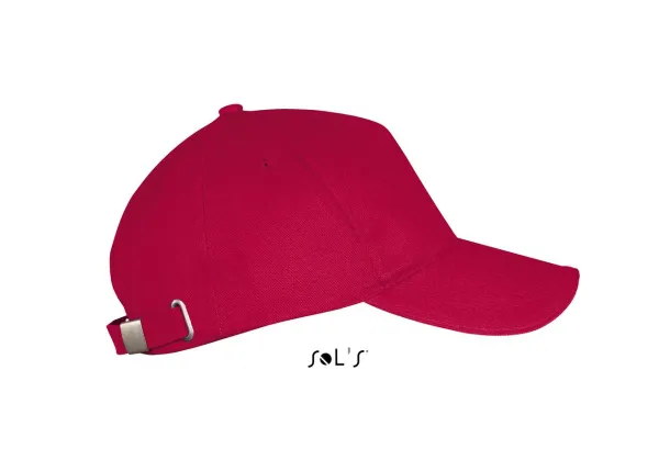 SOL'S LONG BEACH 5 PANEL CAP - SOL'S Red