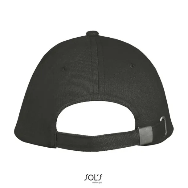 SOL'S LONG BEACH 5 PANEL CAP - SOL'S Tamno siva Light Grey