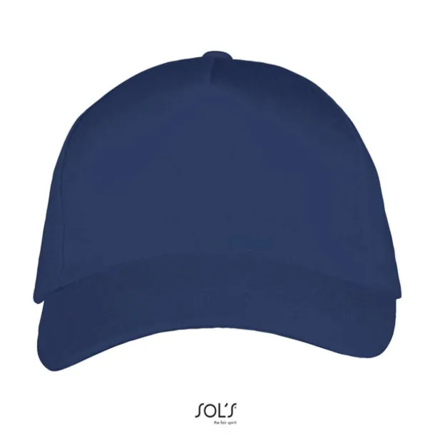 SOL'S LONG BEACH 5 PANEL CAP - SOL'S French Navy