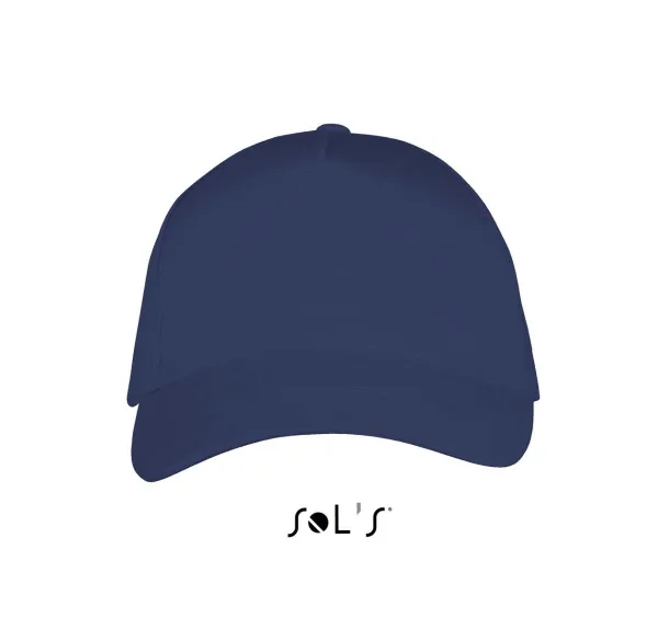 SOL'S LONG BEACH 5 PANEL CAP - SOL'S French Navy