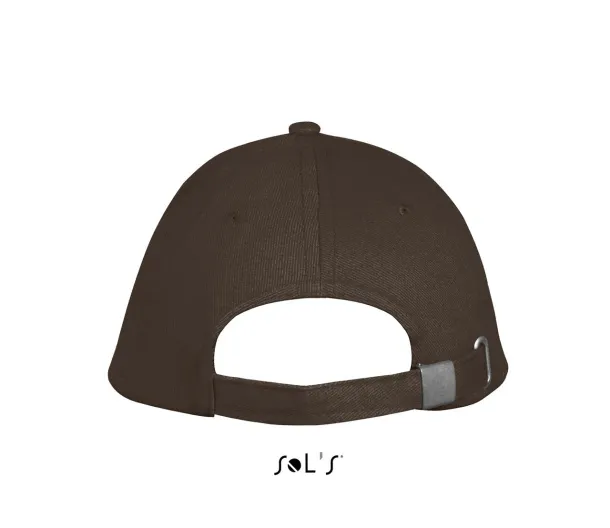 SOL'S LONG BEACH 5 PANEL CAP - SOL'S Chocolate Beige