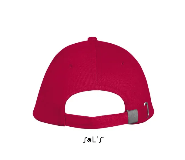 SOL'S LONG BEACH 5 PANEL CAP - SOL'S Red White