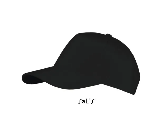 SOL'S LONG BEACH 5 PANEL CAP - SOL'S Black