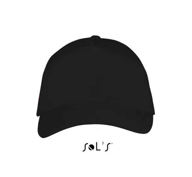 SOL'S LONG BEACH 5 PANEL CAP - SOL'S Black