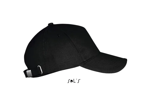 SOL'S LONG BEACH 5 PANEL CAP - SOL'S Black