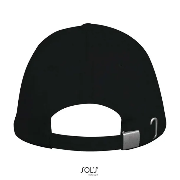 SOL'S LONG BEACH 5 PANEL CAP - SOL'S Black