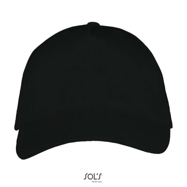 SOL'S LONG BEACH 5 PANEL CAP - SOL'S Black