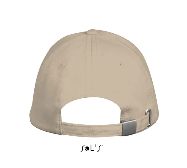 SOL'S LONG BEACH 5 PANEL CAP - SOL'S Beige