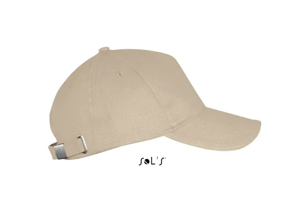 SOL'S LONG BEACH 5 PANEL CAP - SOL'S Beige