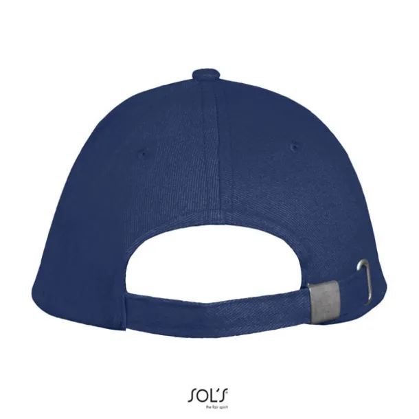 SOL'S LONG BEACH 5 PANEL CAP - SOL'S French Navy White