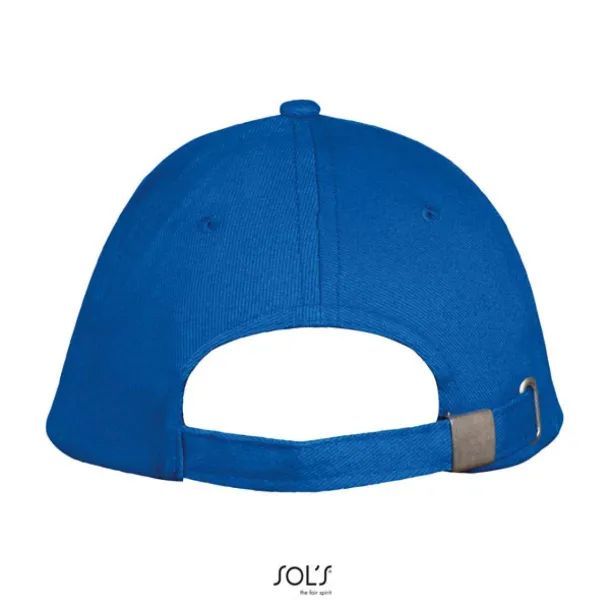 SOL'S LONG BEACH 5 PANEL CAP - SOL'S Royal blue White