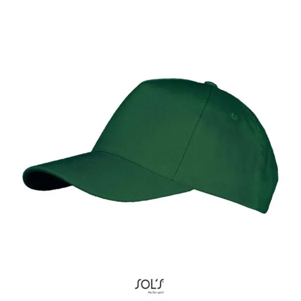 SOL'S LONG BEACH 5 PANEL CAP - SOL'S Bottle Green