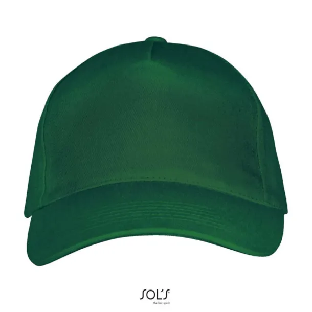 SOL'S LONG BEACH 5 PANEL CAP - SOL'S Zelena