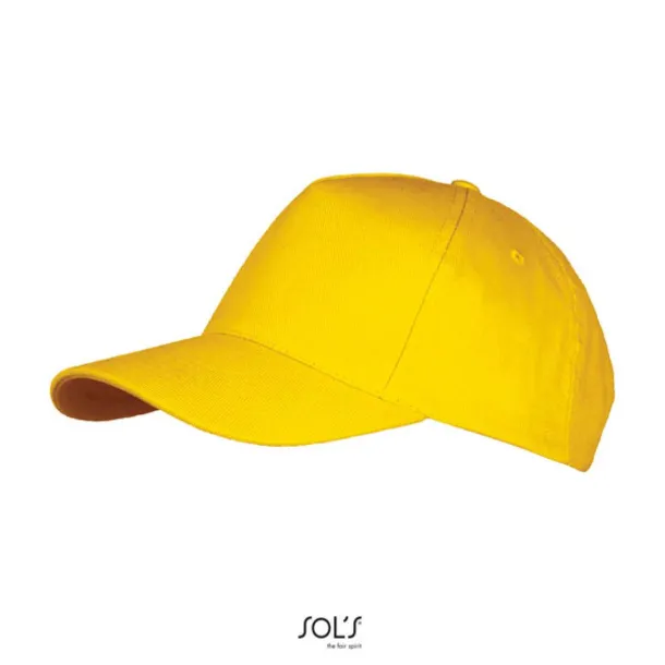 SOL'S LONG BEACH 5 PANEL CAP - SOL'S Gold