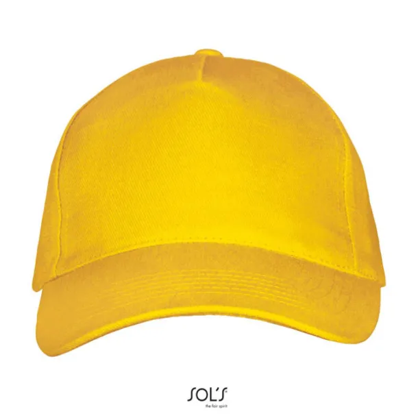 SOL'S LONG BEACH 5 PANEL CAP - SOL'S Gold