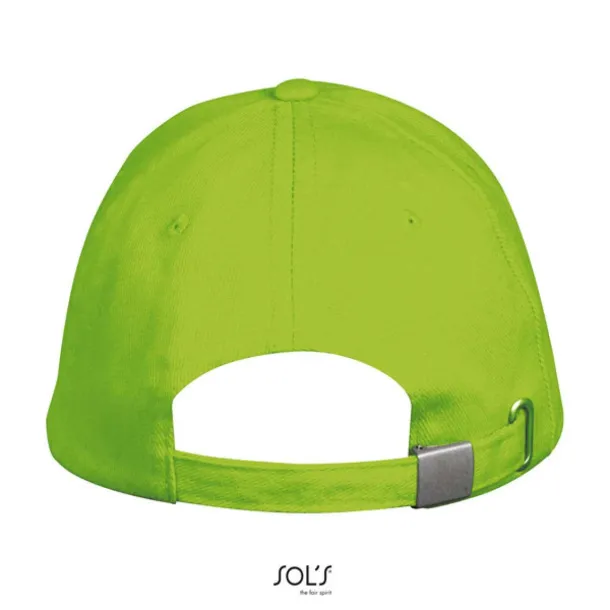 SOL'S LONG BEACH 5 PANEL CAP - SOL'S Limeta