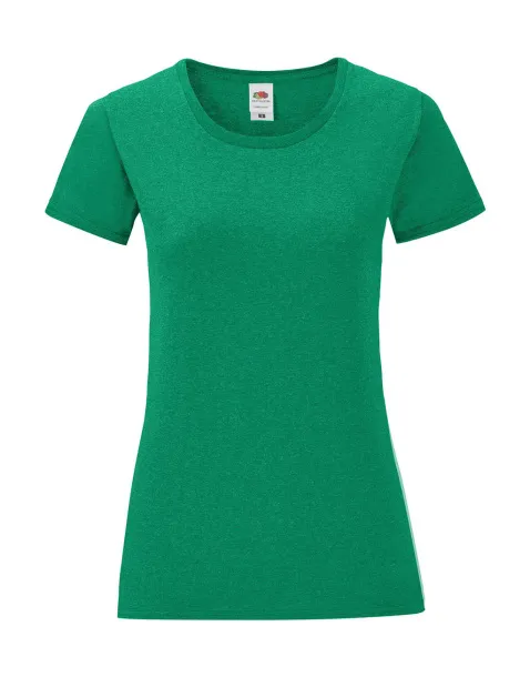  Ženska kratka majica, 150 g/m² - Fruit of the Loom Heather Green