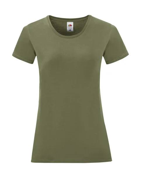  Ženska kratka majica, 150 g/m² - Fruit of the Loom Classic Olive
