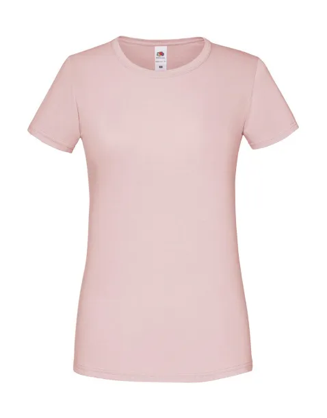  Ženska kratka majica, 150 g/m² - Fruit of the Loom Powder Rose