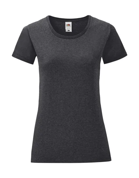  Ženska kratka majica, 150 g/m² - Fruit of the Loom Dark Heather Grey