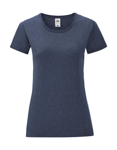  Ženska kratka majica, 150 g/m² - Fruit of the Loom Heather Navy