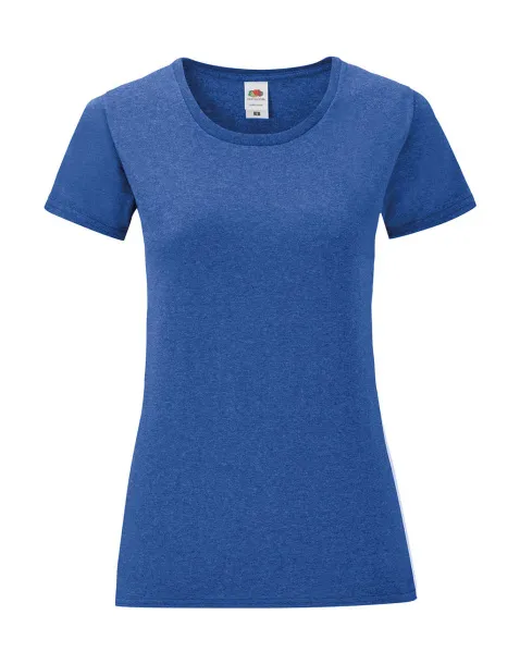  Ženska kratka majica, 150 g/m² - Fruit of the Loom Heather Royal