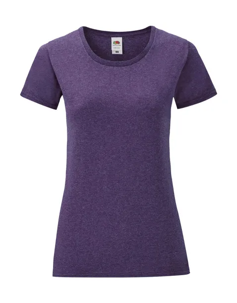  Ženska kratka majica, 150 g/m² - Fruit of the Loom Heather Purple