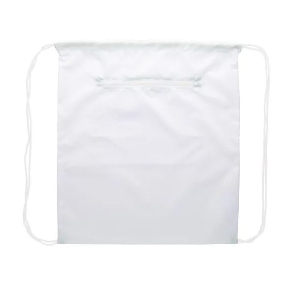 CreaDraw RFID custom drawstring bag White