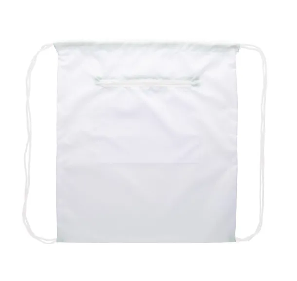 CreaDraw RFID custom drawstring bag White