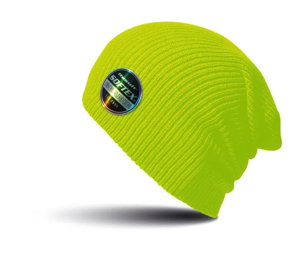  Softex Beanie - Result Headwear Fluorescent Yellow