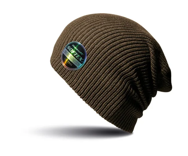  Softex Beanie - Result Headwear Chocolate Brown