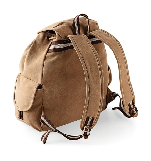  Vintage Canvas Backpack - Quadra