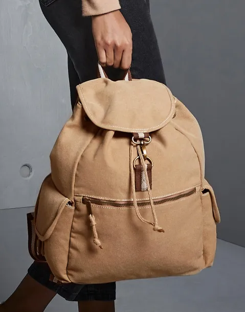  Vintage Canvas Backpack - Quadra