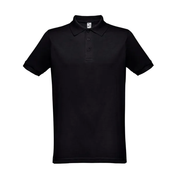 BERLIN Men's polo shirt Black