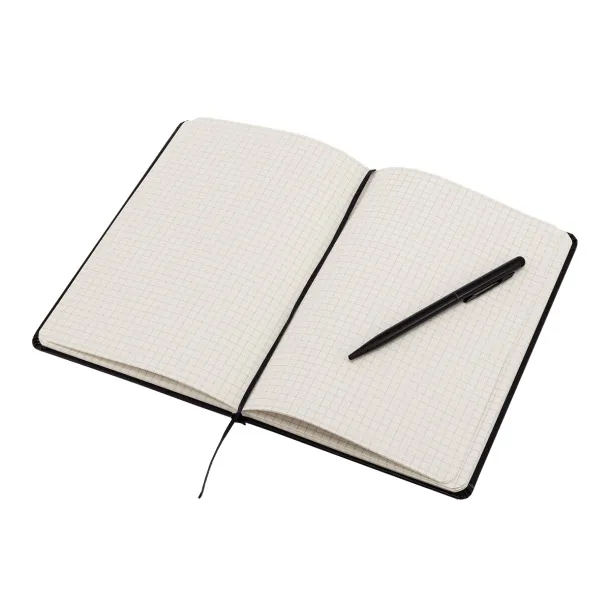 ABRANTES set notes i kemijska olovka, cca A5 Crna
