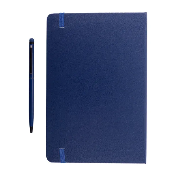 ABRANTES set of scrapbook and ballpoint pen Dark Blue