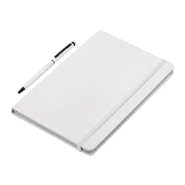 ABRANTES set notes i kemijska olovka, cca A5 Bijela
