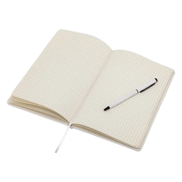 ABRANTES set notes i kemijska olovka, cca A5 Bijela