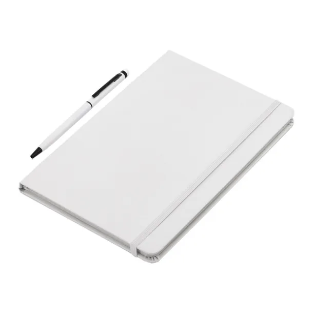 ABRANTES set notes i kemijska olovka, cca A5 Bijela
